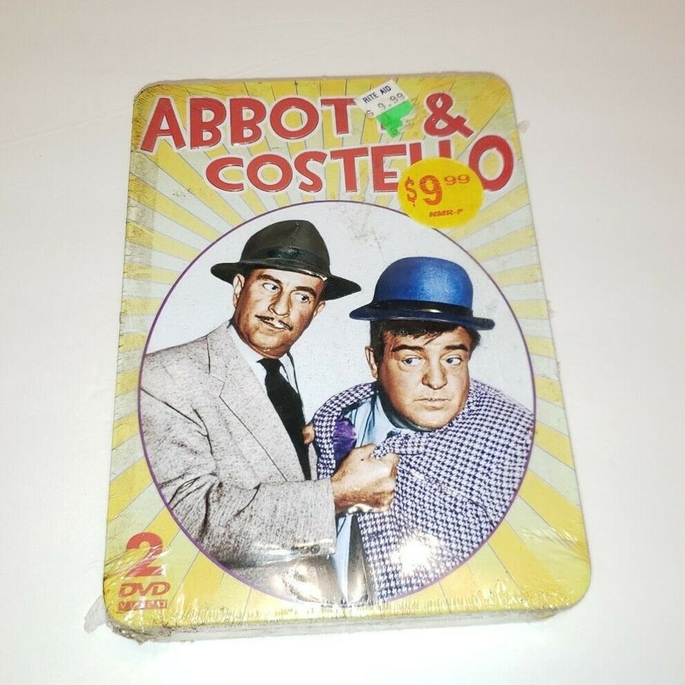 Abbott & Costello 2 DVD Special Embossed Tin Sealed New DVDs